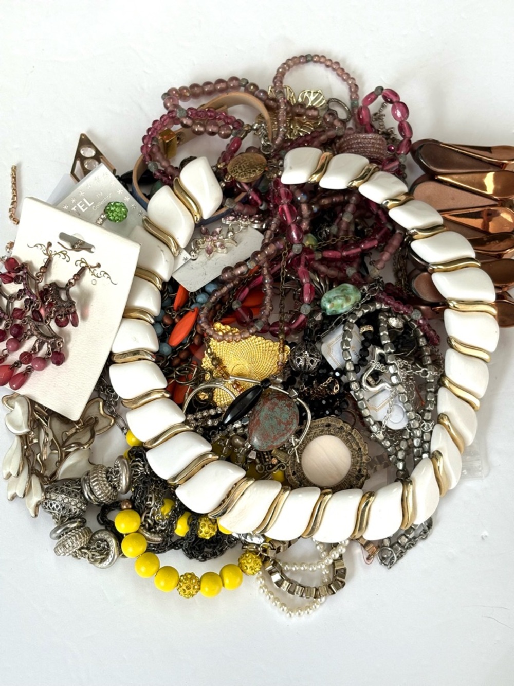 Craft Flawed Lot Jewelry Bag 1.9 lbs Bag #36